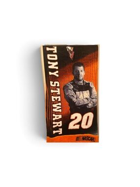 Nascar Tony Stewart Beach Towel - Orange, Black, White